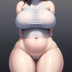 Fat Girl Fat Chubby Big Belly Curves Naked Absurdres Blush 1 1 Highres Detail Masterpiece Best Quality Hyper Detailed 8k, 1708485733