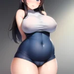 Fat Girl Fat Chubby Big Belly Curves Naked Absurdres Blush 1 1 Highres Detail Masterpiece Best Quality Hyper Detailed 8k, 4092121933