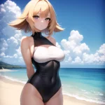 Sexy Girl At The Beach 1girl Naked Sexy Anime Absurdres Blush 1 1 Highres Detail Masterpiece Best Quality Hyper Detailed, 1924653019
