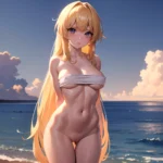 Sexy Girl At The Beach 1girl Naked Sexy Anime Absurdres Blush 1 1 Highres Detail Masterpiece Best Quality Hyper Detailed, 4003377997