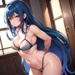 Sexy Lingerie Naughty Babe Anime Girl Blue Hair Absurdres Blush 1 1 Highres Detail Masterpiece Best Quality Hyper Detailed 8k, 1387146831