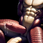 Anthro Dragon Male Solo Abs Cum Dripping Muscular Dragon Penis Genital Slit Furry Sitting Realistic Scales Detailed Scales Textu, 1137728295