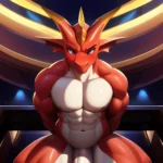 Big Dragon Penis Cum Spreading Legs Sitting Down Muscular Male Solo Absurdres Blush 1 1 Highres Detail Masterpiece Best Quality, 1005020985