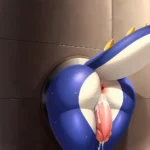Furry Solo Dragon Ass Focus Penis Anus Legs Pawpads Genital Slit Motion Lines Trembling Steam Sweat Excessive Cum Anal Juice, 201549744