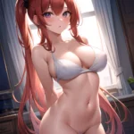 Half Naked Sexy Naughty Horny 1girl Solo Absurdres Blush 1 1 Highres Detail Masterpiece Best Quality Hyper Detailed 8k Best, 2037246280