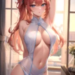 Half Naked Sexy Naughty Horny 1girl Solo Absurdres Blush 1 1 Highres Detail Masterpiece Best Quality Hyper Detailed 8k Best, 3682908420
