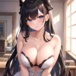Half Naked Sexy Naughty Horny 1girl Solo Absurdres Blush 1 1 Highres Detail Masterpiece Best Quality Hyper Detailed 8k Best, 872240570