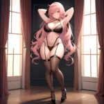 Happy Face Sexy Naughty Lingerie Big Ass Thick Thighs Absurdres Blush 1 1 Highres Detail Masterpiece Best Quality Hyper Detailed, 1032971245