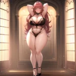 Happy Face Sexy Naughty Lingerie Big Ass Very Thick Obese 1 4 Absurdres Blush 1 1 Highres Detail Masterpiece Best, 1498001412