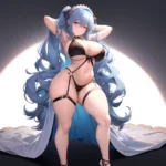 Sexy Naughty Lingerie Big Ass Thick Thighs Absurdres Blush 1 1 Highres Detail Masterpiece Best Quality Hyper Detailed 8k Best, 2371013258