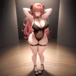 Sexy Naughty Lingerie Big Ass Thick Thighs Absurdres Blush 1 1 Highres Detail Masterpiece Best Quality Hyper Detailed 8k Best, 666553972
