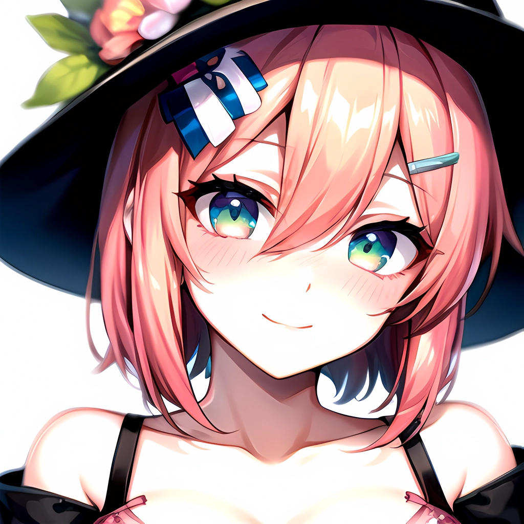 1girl Blush Bob Cut Bra Breasts Cleavage Close Up Closed Mouth Collarbone Commentary Eyelashes