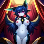 Android Exposed Breasts Pov Gynoid Mecha Girl Robot Robot Girl Twintails Vermana Arms Behind Back, 839909319