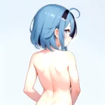 Small Breasts Small Boobs Furina Genshin Impact 1girl Ahoge Blue Eyes Blue Hair Blush Breasts Closed Mouth Collarbone Completely, 2638504115