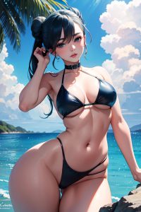 anime,muscular,small tits,50s age,orgasm face,green hair,pigtails hair style,light skin,dark fantasy,mall,side view,working out,teacher