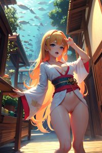 anime,busty,small tits,60s age,orgasm face,ginger,straight hair style,light skin,3d,underwater,back view,cumshot,kimono