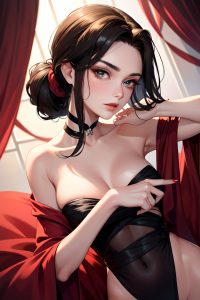 anime,chubby,small tits,50s age,angry face,black hair,braided hair style,dark skin,charcoal,yacht,side view,gaming,lingerie